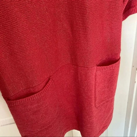 SOFT SURROUNDINGS Pink Knit Tunic Dress Small/Med - Picture 2 of 4